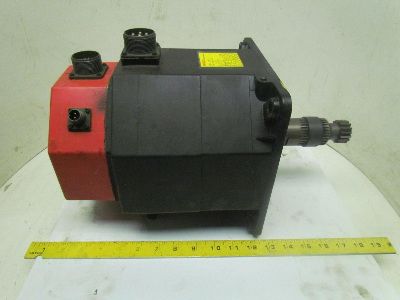 Fanuc A06B-0352-B731 E-820795 AC Servo Motor 141V 3-Phase 8-Pole 2000 RPM