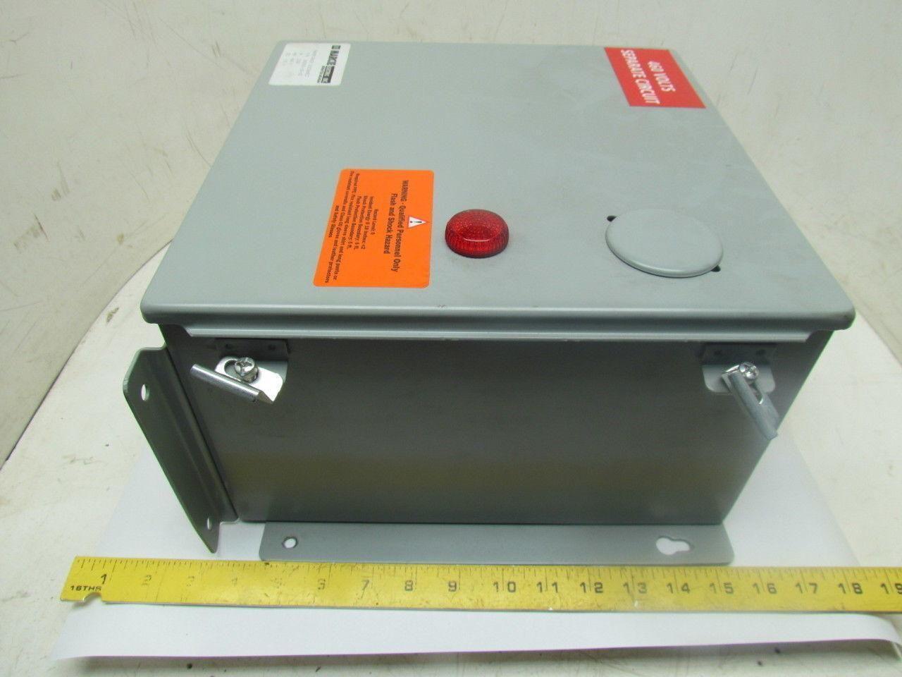 Marcie Electric GN2000-LR-US Transformer Disconnect 2000VA 460V 115V Enclosure