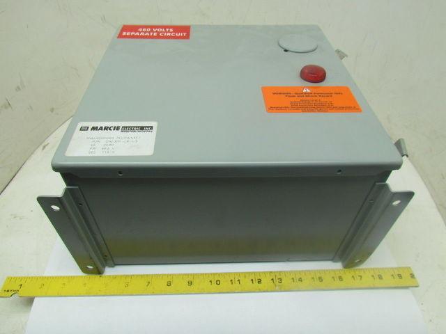 Marcie Electric GN2000-LR-US Transformer Disconnect 2000VA 460V 115V Enclosure