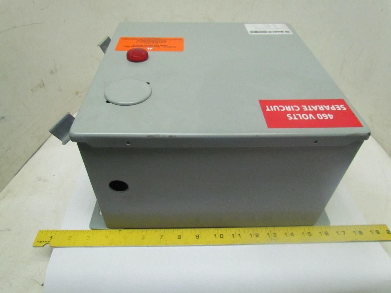 Marcie Electric GN2000-LR-US Transformer Disconnect 2000VA 460V 115V Enclosure