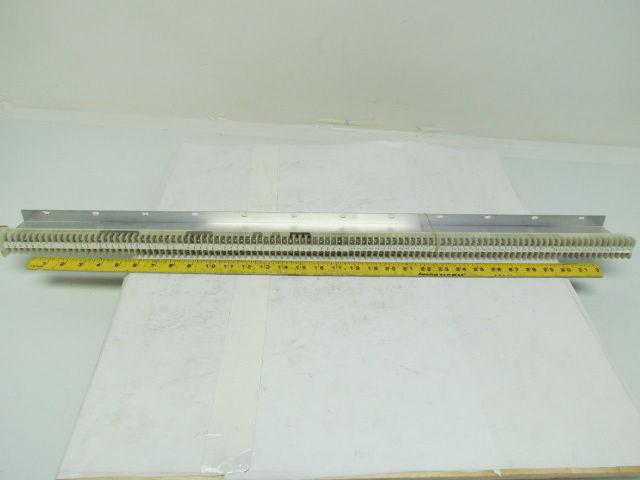 A-B Allen Bradley 1492 F Aluminum DIN Rail 23mm Terminal Block Strip 36"L