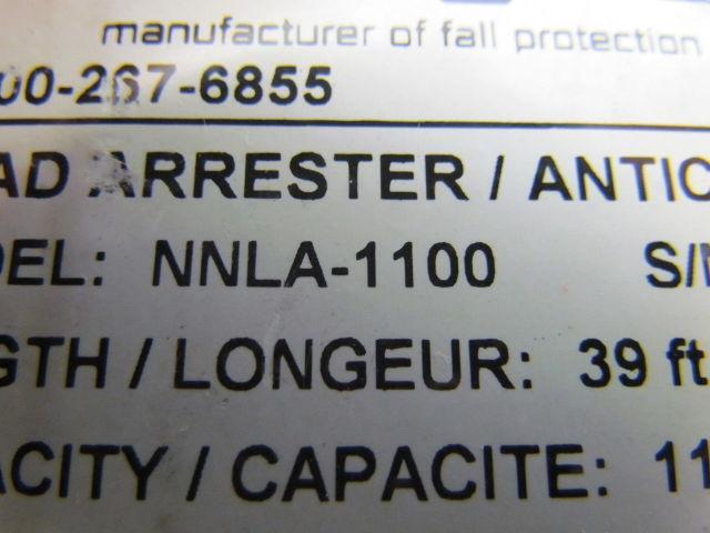 Norguard NNLA-1100 Fall Load Arrester Self-Retracting Lifeline 39' Cable 1100Lb