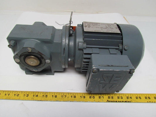 SEW-EURODRIVE SA32T DT71D2TF Gear Motor 3/4Hp .55KW 3Ph 266/460V 3300 RPM 10:1