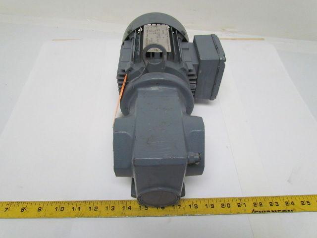 SEW-EURODRIVE SA32T DT71D2TF Gear Motor 3/4Hp .55KW 3Ph 266/460V 3300 RPM 10:1