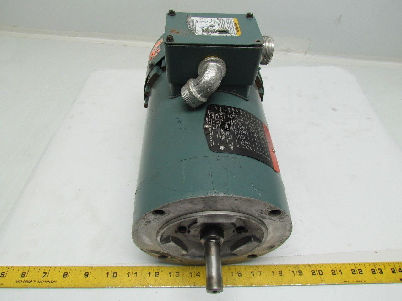 Reliance Electric P56H7311 3Ph Motor .33HP 1725RPM 208-230/460-480V 56C