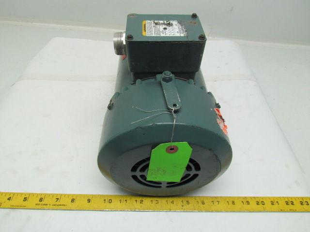 Reliance Electric P56H7311 3Ph Motor .33HP 1725RPM 208-230/460-480V 56C