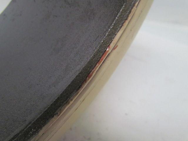 Caterpillar Smooth White Non-Marking Rubber Press-on Forklift Tire 14x5x10 NMHP