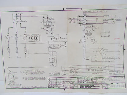Hubbell B-74971-001 Euclid Manual-Magnetic Disconnect Switch Type 4245 Sz 5 300A