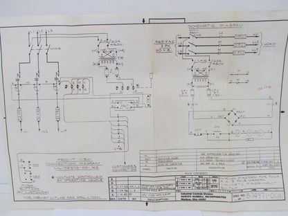Hubbell B-74971-001 Euclid Manual-Magnetic Disconnect Switch Type 4245 Sz 5 300A