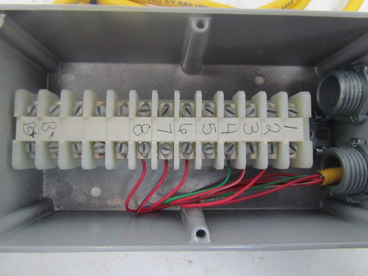 Allen-Bradley 802T-NX183 Oil Tight Limit Switch w/6' Cable & 13 Terminal Box