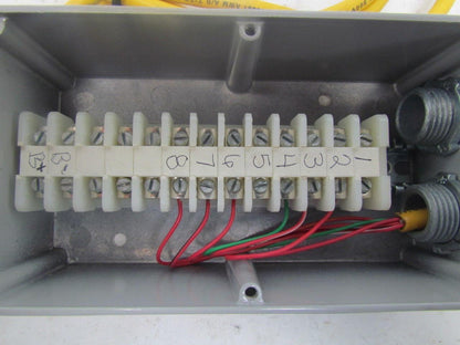 Allen-Bradley 802T-NX183 Oil Tight Limit Switch w/6' Cable & 13 Terminal Box