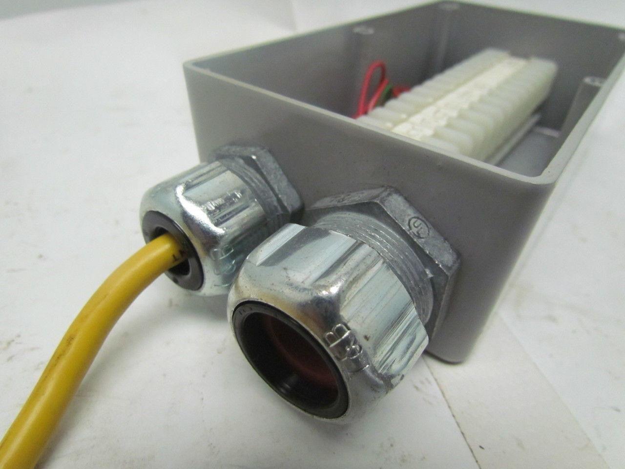 Allen-Bradley 802T-NX183 Oil Tight Limit Switch w/6' Cable & 13 Terminal Box