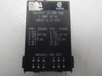 Analog Devices OA240QA Solid-State Relay Quad Module 4-Channel Output 24VAC