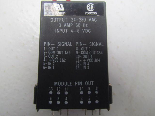Analog Devices OA240QA Solid-State Relay Quad Module 4-Channel Output 24VAC