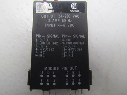 Analog Devices OA240QA Solid-State Relay Quad Module 4-Channel Output 24VAC