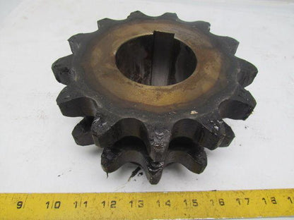 KANA 120-2B 13 Double Strand Sprocket 1.5" Pitch 13 Tooth 70mm Bore w/Key
