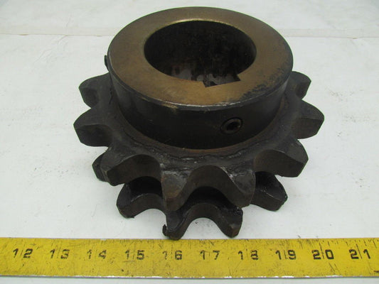 KANA 120-2B 13 Double Strand Sprocket 1.5" Pitch 13 Tooth 70mm Bore w/Key