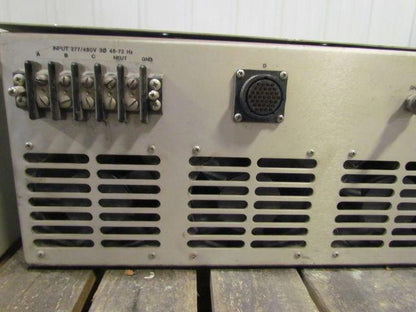 BEHLMAN ACM-6000-08V-3909 Input 277/480VAC 30 48-72Hz Output 0-135/0-270VAC 10