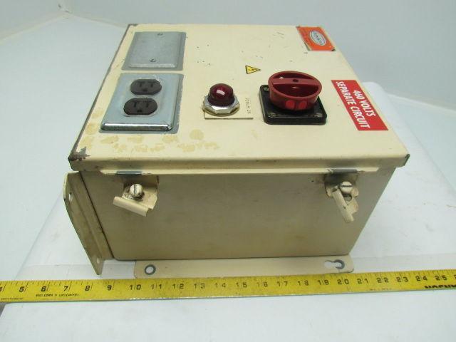 DayKin GPFS-01 TL105 Transformer Disconnect Switch Enclosure 2000VA 460/115V