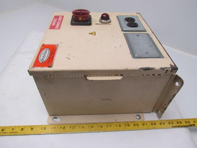 DayKin GPFS-01 TL105 Transformer Disconnect Switch Enclosure 2000VA 460/115V