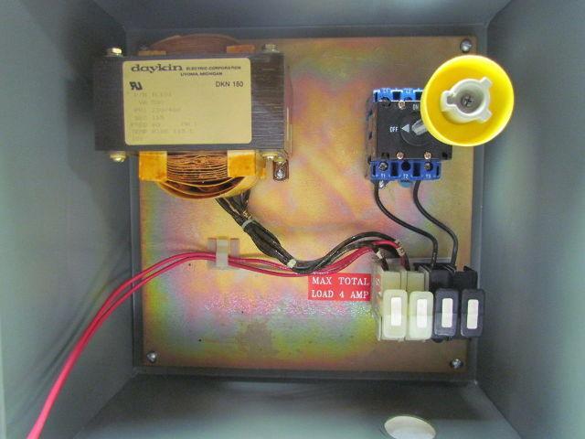 DayKin GPFS-07 Transformer Disconnect Switch Enclosure 500VA 460/115V 12x12x7"