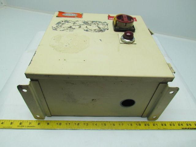 DayKin GPFS-07 Transformer Disconnect Switch Enclosure 500VA 460/115V 12x12x7"
