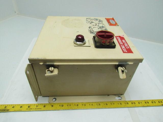 DayKin GPFS-07 Transformer Disconnect Switch Enclosure 500VA 460/115V 12x12x7"