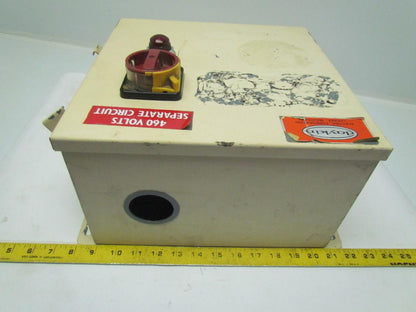 DayKin GPFS-07 Transformer Disconnect Switch Enclosure 500VA 460/115V 12x12x7"