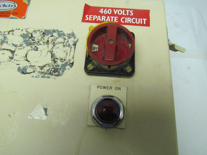 DayKin GPFS-07 Transformer Disconnect Switch Enclosure 500VA 460/115V 12x12x7"