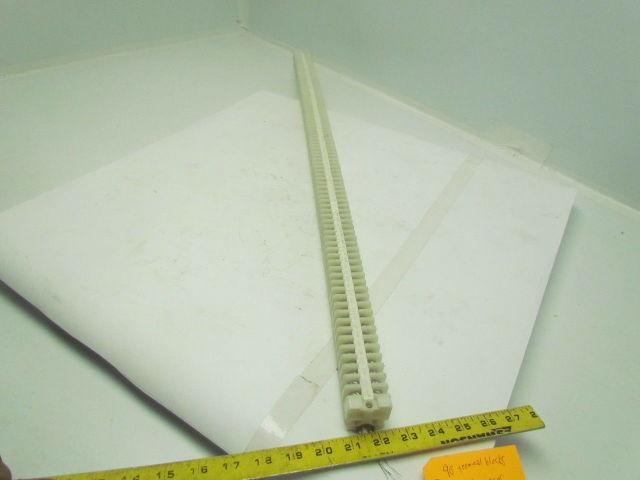 Allen-Bradley 1492 Style.CA 90 Terminal Blocks 2 End Pieces Mounted on Rail