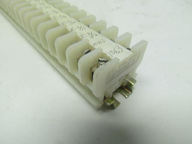 Allen-Bradley 1492 Style F & CA (99) F & (6) CA Terminal Blocks On DIN Rail