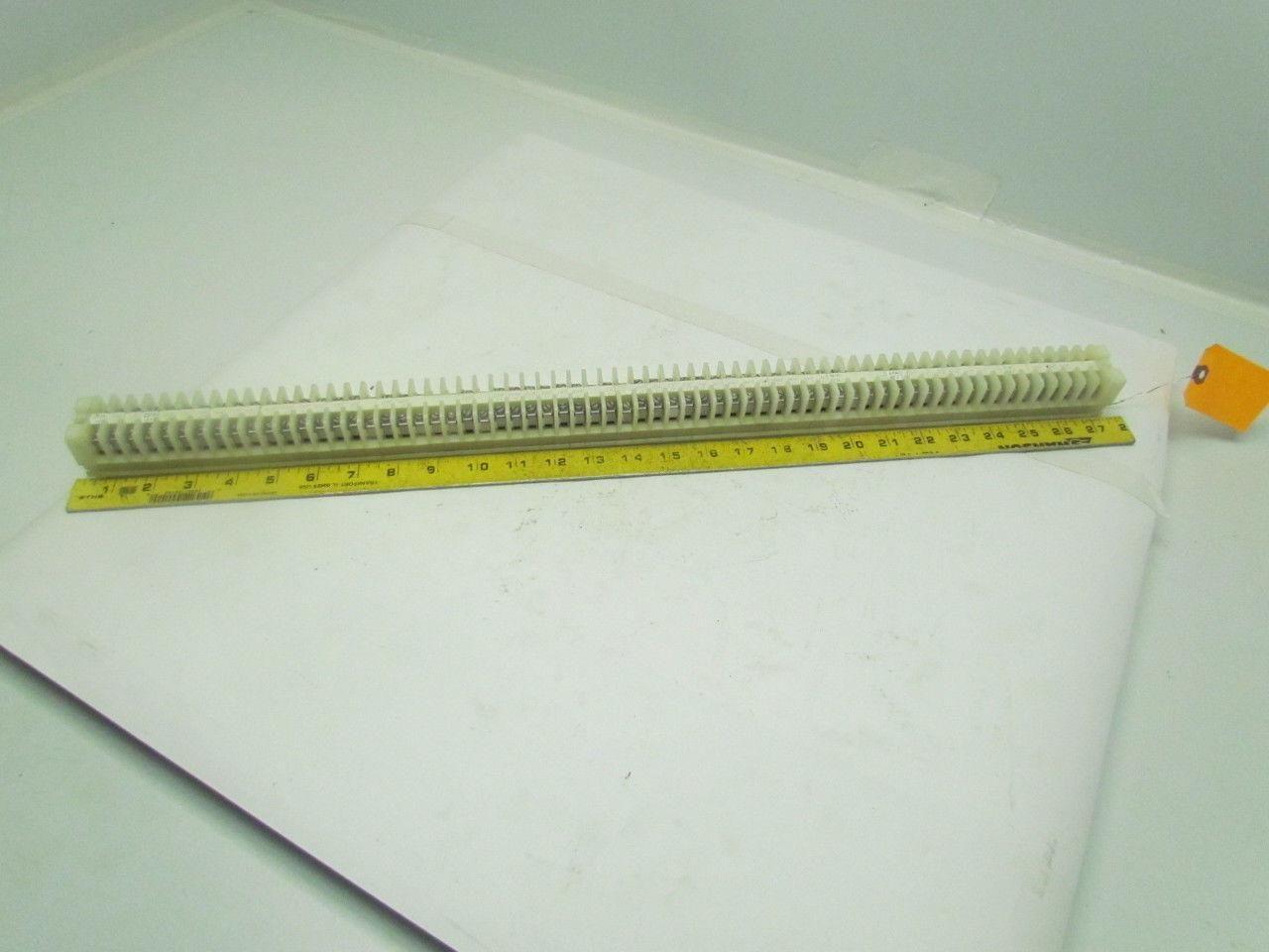 Allen-Bradley 1492 CA 65 Terminal Blocks With 2 End Pieces Mounted On Rail