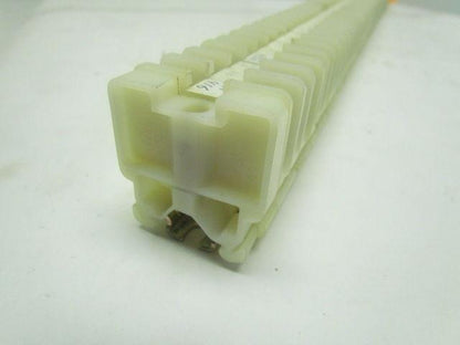 Allen-Bradley 1492 CA 65 Terminal Blocks With 2 End Pieces Mounted On Rail