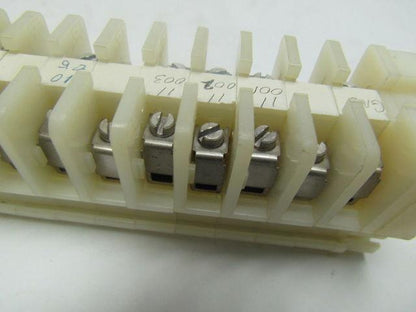 Allen-Bradley 1492 CA 65 Terminal Blocks With 2 End Pieces Mounted On Rail