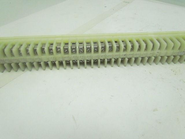 Allen-Bradley 1492 CA 65 Terminal Blocks With 2 End Pieces Mounted On Rail