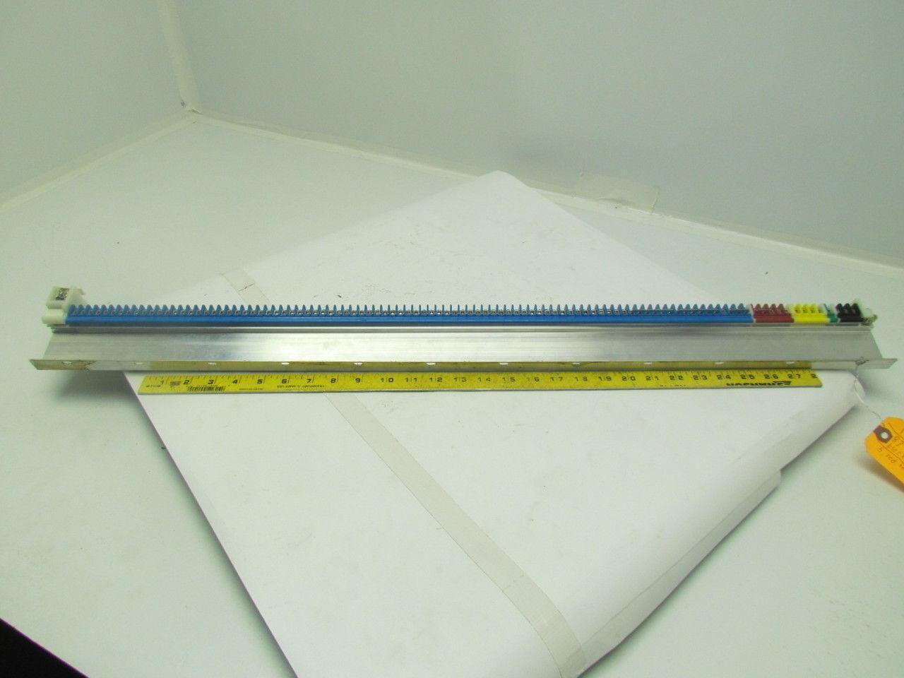 Allen-Bradley 1492 F 87Terminal Blocks Mounted On Rail & One Fuse Holder