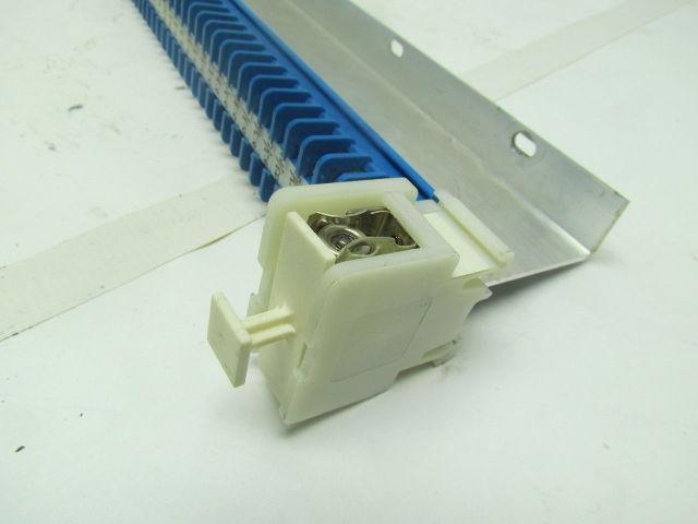 Allen-Bradley 1492 F 87Terminal Blocks Mounted On Rail & One Fuse Holder