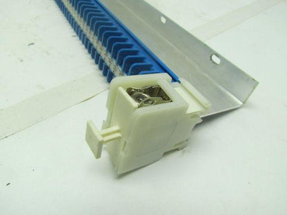 Allen-Bradley 1492 F 87Terminal Blocks Mounted On Rail & One Fuse Holder