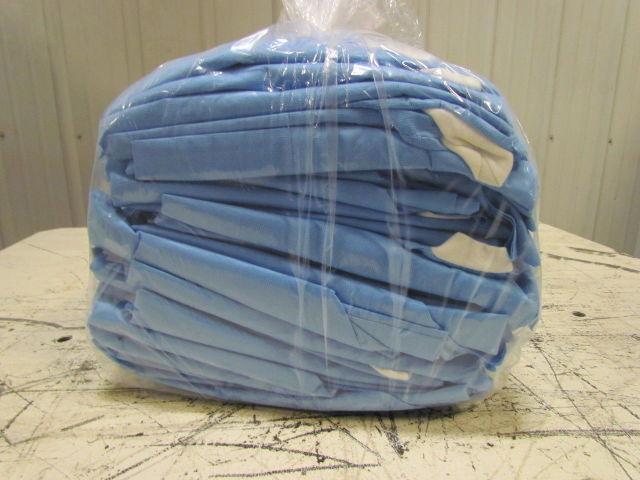 Dupont SR219SBUSM003000 Blue Disposable Lab Coat Size Small Suprel LS Lot of 30