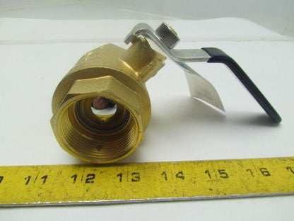 Nibco T-FP600A 1-1/4"Threaded Full Port Brass Ball Valve 250PSI 5G 125G Lot of 4
