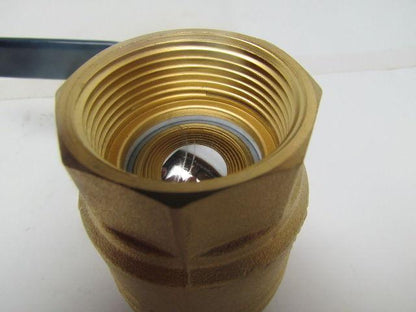 Nibco T-FP600A 1-1/4"Threaded Full Port Brass Ball Valve 250PSI 5G 125G Lot of 4