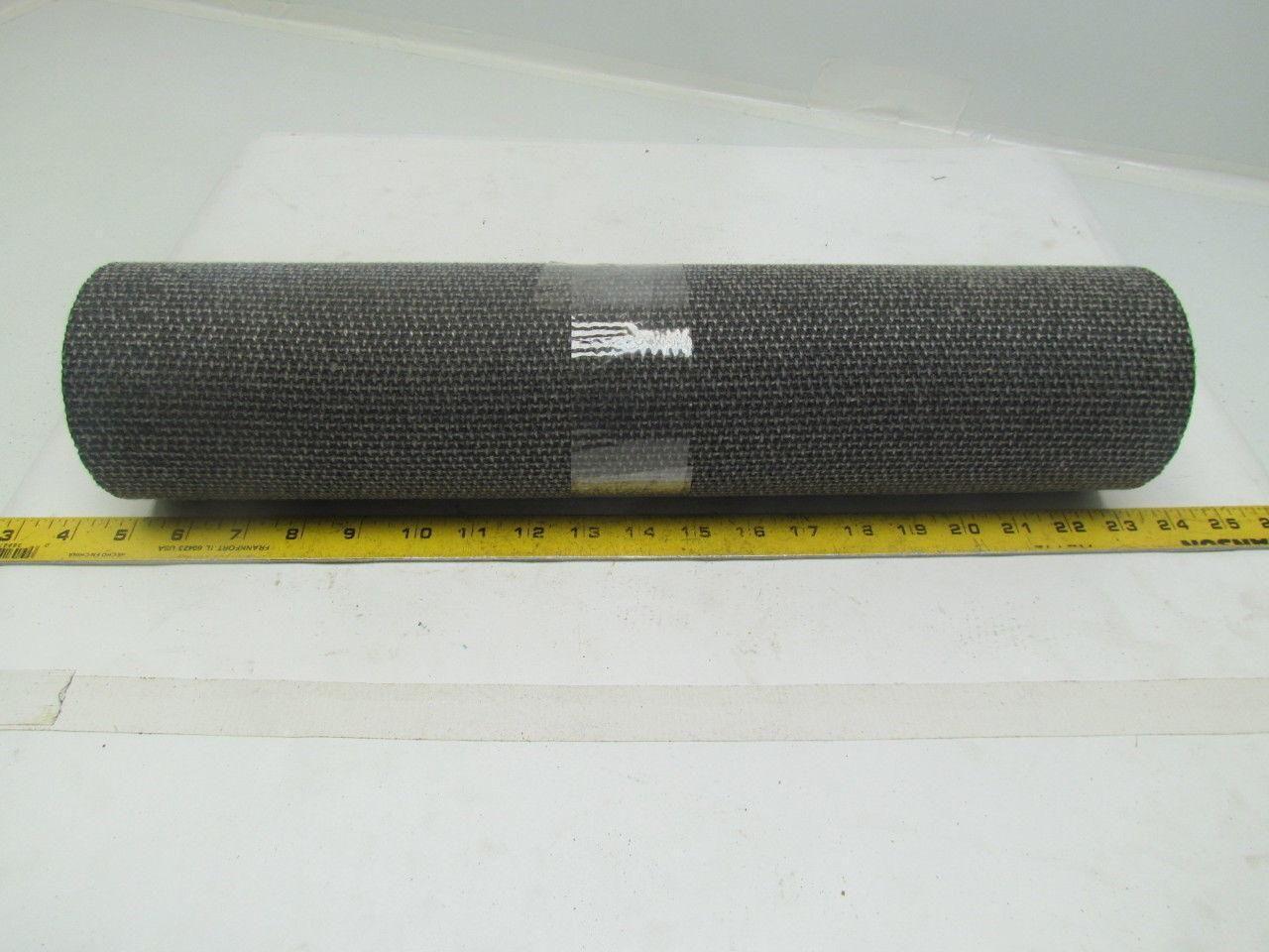 Friction Surface Brushed/Coated Black Conveyor Belt 18"W 10-Rolls 56' Total