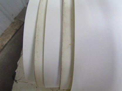 1-Ply Smooth Top White Conveyor Belt 39-5/16"W 16'L Endless