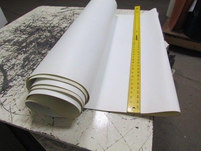 1-Ply Smooth Top White Conveyor Belt 39-5/16"W 16'L Endless