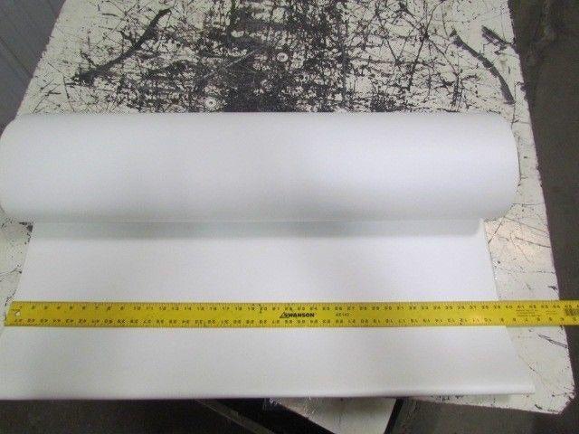 1-Ply Smooth Top White Conveyor Belt 39-5/16"W 16'L Endless