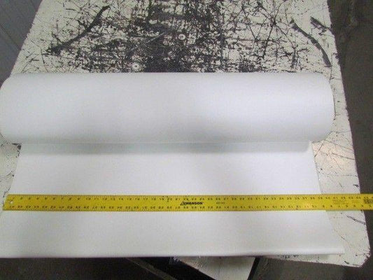 1-Ply Smooth Top White Conveyor Belt 39-5/16"W 16'L Endless