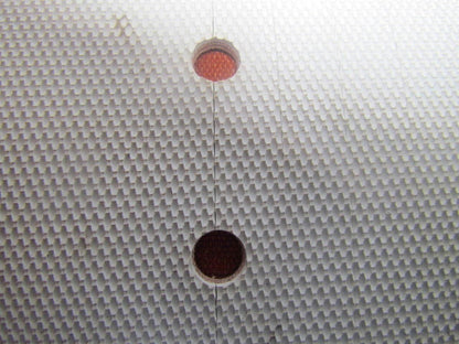 02x292 Perforated Impression/Grip Top Rubber Conveyor Belt 19"W 19' 3"L Endless