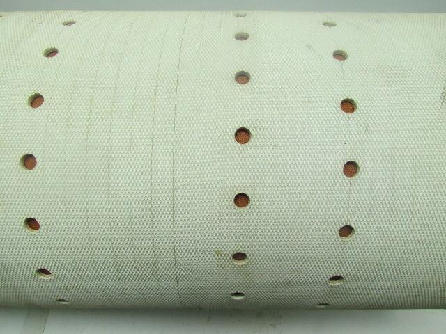 02x292 Perforated Impression/Grip Top Rubber Conveyor Belt 19"W 19' 3"L Endless