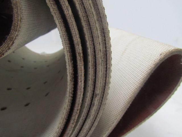 02x292 Perforated Impression/Grip Top Rubber Conveyor Belt 19"W 19' 3"L Endless