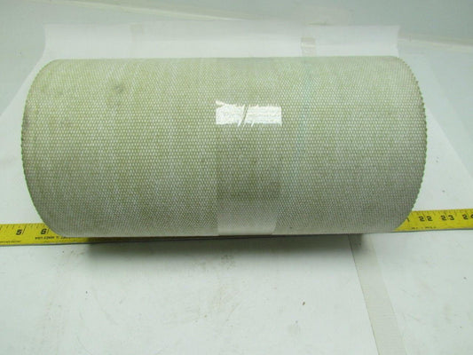 Green Urethane Smooth Top Woven Back Conveyor Belt 11.56"X16' Long 0.140" Thick